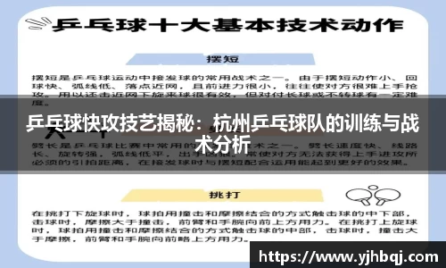 乒乓球快攻技艺揭秘：杭州乒乓球队的训练与战术分析